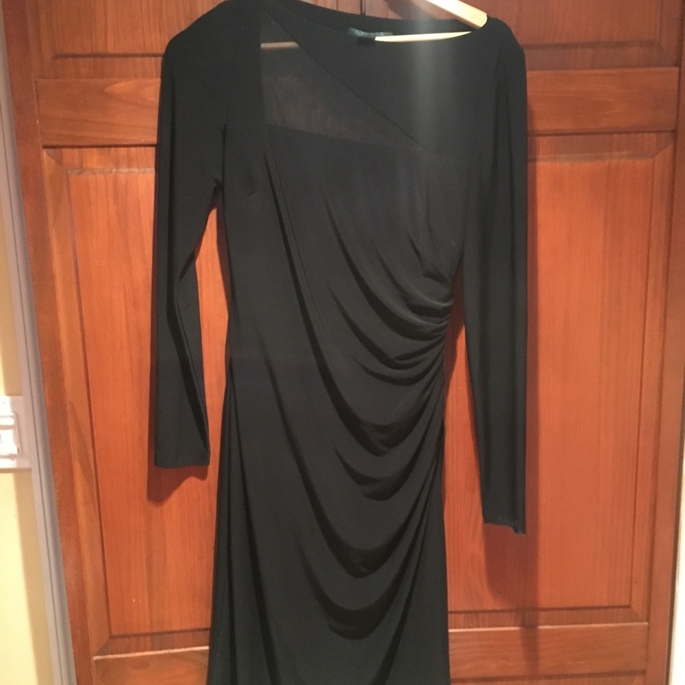 Ralph Lauren Women’s Black Dress with sheer chest